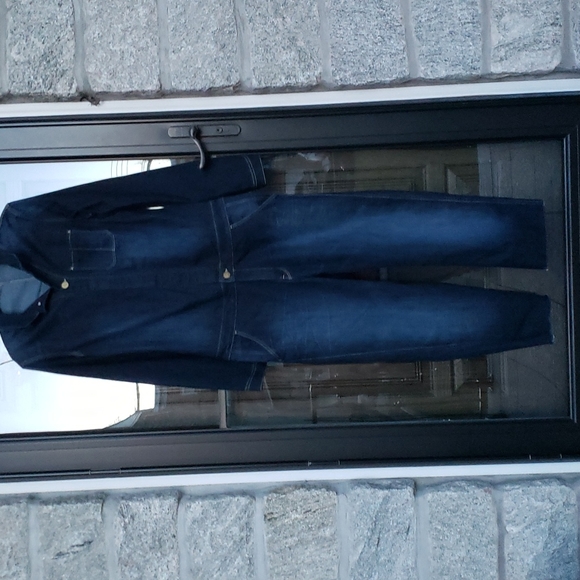 Women's denim jumpsuit - Picture 1 of 5